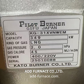 Pilot Burner Gas Burner KG-31XVNWEM
